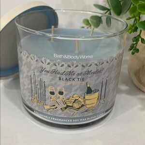 Bath & Body Works “Black Tie” 3 Wick Candle